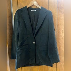 Reformation dark grey/black blazer. Size small.